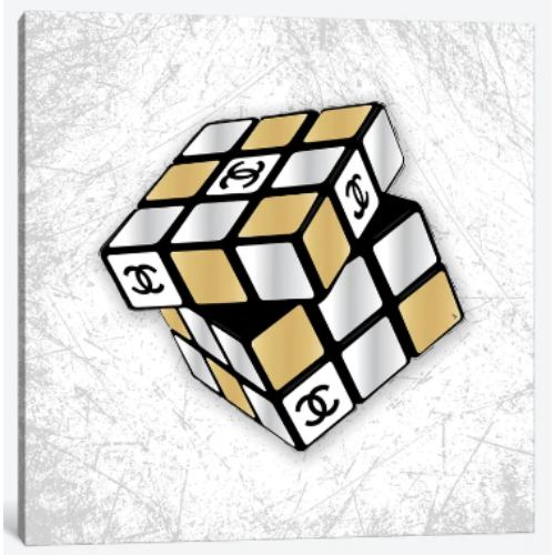 オンラインショップ 模様替え インテリア 絵画 キャンバスアート Chanel シャネル Cube Chanel 米国発のお洒落なブランドオマージュアート 送料無料 最大8 クーポン 引越し祝い 会議室 待合室 新築祝い 絵画 Www Estudidentalsarria Com
