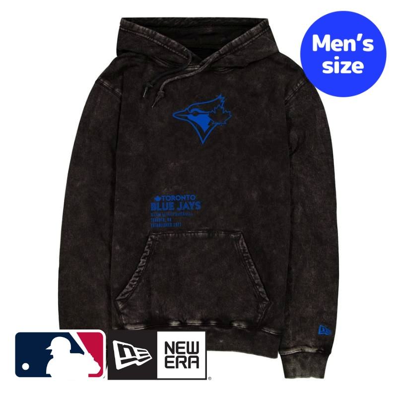 【貨物輸送無料】 MLB堅苦しさ メンズ パーカー 調教師 長袖トップス ニュー内鰓 New Era トロント・ブルージェイズ 岡本和真 New Era Toronto Blue Jays Sport Night Black Hoodie
