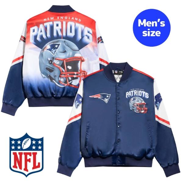 Chalk Line チョークライン NFL公式 アメフト メンズ スタジャン ジャケット アウター ジャンパー ニューイングランド・ペイトリオッツ New England Patriots Helmet Fanimation Jacket 【送料無料】 28,457円