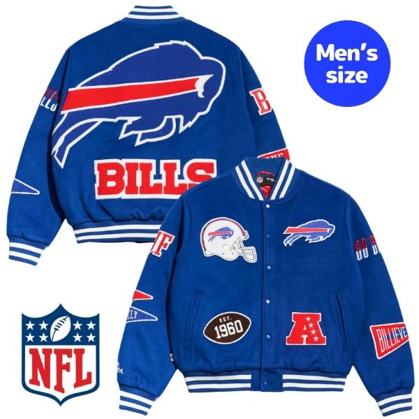 Chalk Line チョークライン NFL公式 アメフト メンズ スタジャン ジャケット アウター ジャンパー バッファロー・ビルズ Buffalo Bills Pennant Varsity Jacket 【送料無料】 48,444円