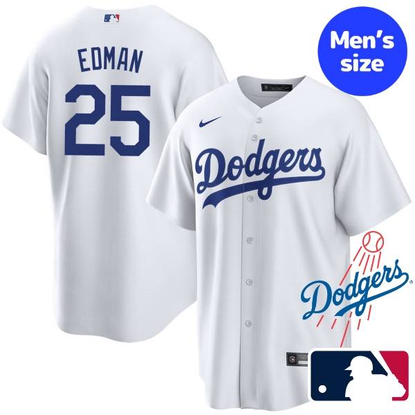 ロサンゼルス・ドジャース 記念ユニフォーム エドマン XL 楽天市場】【送料無料】 MLB公式 メジャーリーグオフィシャル