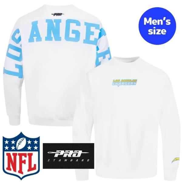 【送料無料】 NFL公式 メンズ パーカー 長袖トップス トレーナー プロスタンダード Pro Standard ロサンゼルス・チャージャーズ LOS ANGELES CHARGERS WINGSPAN DROP SHOULDER CREWNECK