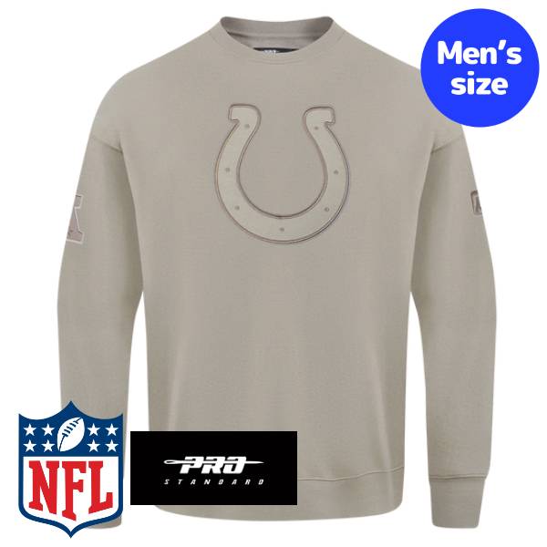 【送料無料】 NFL公式 メンズ パーカー 長袖トップス トレーナー プロスタンダード Pro Standard インディアナポリス・コルツ INDIANAPOLIS COLTS NEUTRAL DROP SHOULDER CREWNECK