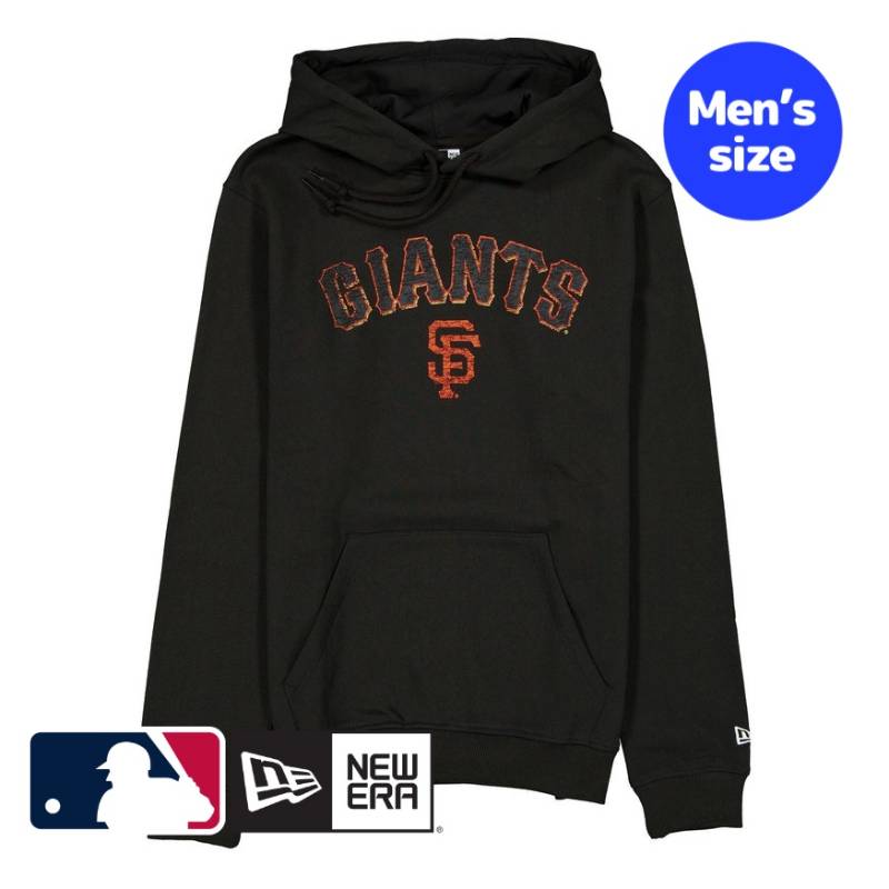 【送料無料】 MLB公式 メンズ パーカー トレーナー 長袖トップス ニューエラ New Era サンフランシスコ・ジャイアンツ New Era San Francisco Giants Washed Graphic Hoodie｜USキッズウェア店
