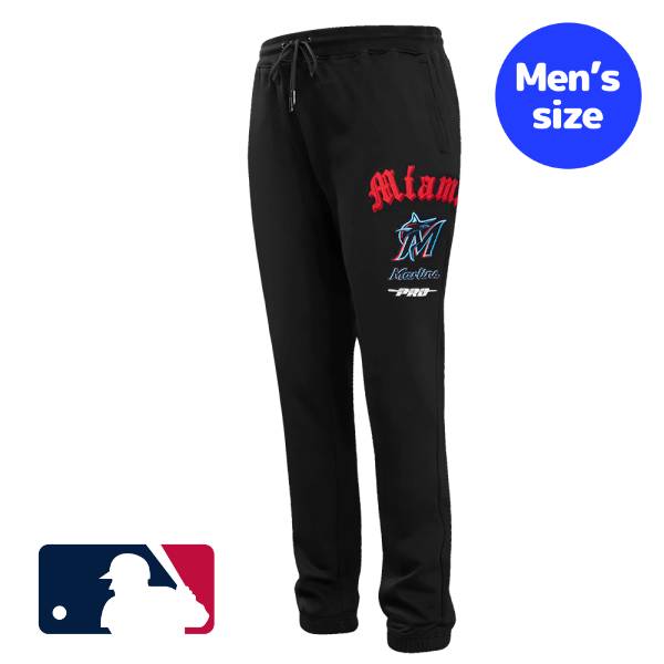 【送料無料】 MLB公式 メジャーリーグオフィシャル メンズ スウェットパンツ ジョガー ボトムス プロスタンダード Pro Standard マイアミ・マーリンズ MIAMI MARLINS OLD ENGLISH SWEATPANT
