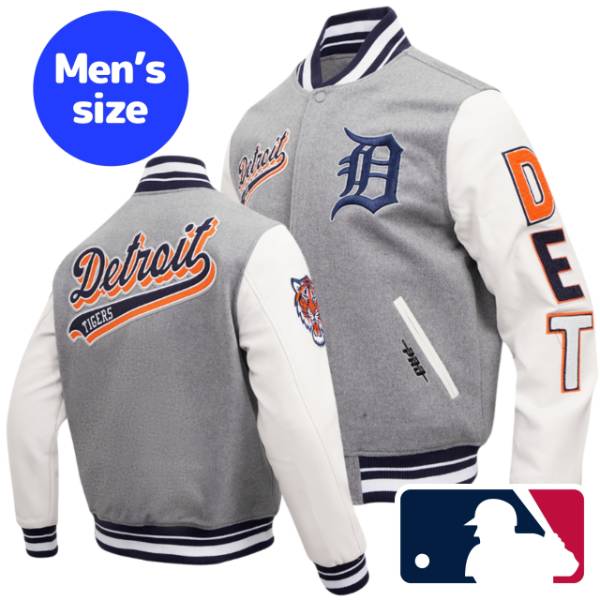 【送料無料】 Pro Standard プロスタンダード MLBオフィシャル メンズ アウター バーシティジャケット スタジャン デトロイト・タイガース 前田健太 DETROIT TIGERS SCRIPT TAIL VARSITY