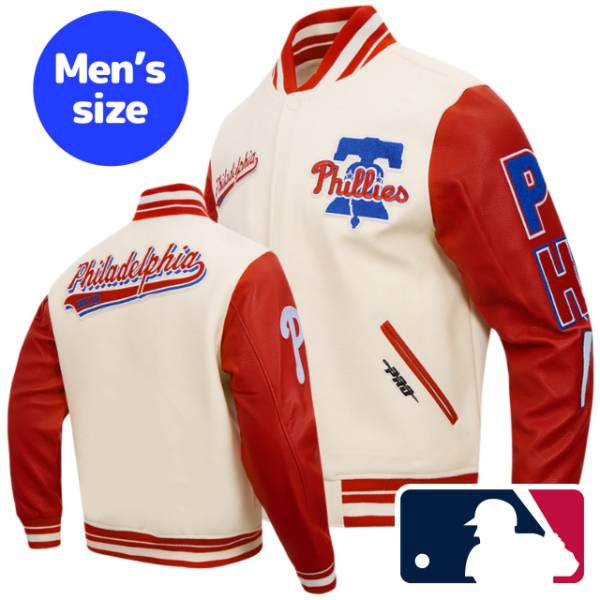 【送料無料】 Pro Standard プロスタンダード MLBオフィシャル メンズ アウター バーシティジャケット スタジャン フィラデルフィア・フィリーズ PHILADELPHIA PHILLIES SCRIPT TAIL VARSITY