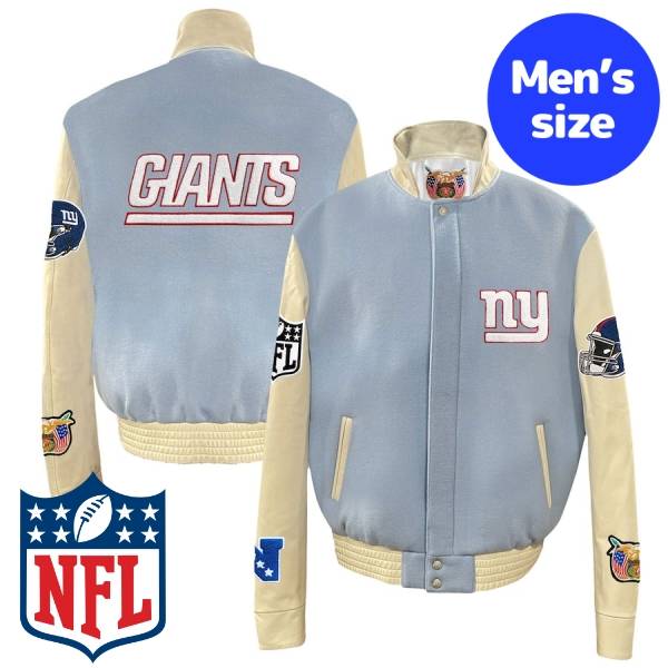 楽天市場】NFL ジャイアンツ スタジャン フルジップ スゥエード レザー