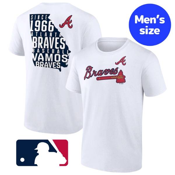 【送料無料】 MLBオフィシャル メジャーリーグ公式 メンズ Tシャツ 半袖トップス アトランタ・ブレーブス Atlanta Braves Team Hot Shot T-Shirt
