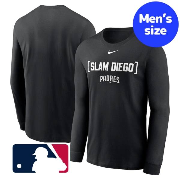 【送料無料】 NIKE ナイキ MLBオフィシャル メジャーリーグ公式 メンズ ロンT 長袖Tシャツ トップス サンディエゴ・パドレス ダルビッシュ有 San Diego Padres Local Nickname L/S T-Shirt