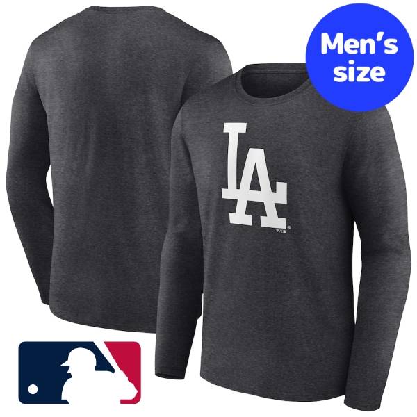 【送料無料】 MLBオフィシャル メジャーリーグ公式 メンズ ロンT 長袖Tシャツ トップス ロサンゼルス・ドジャース 大谷翔平 山本由伸 Los Angeles Dodgers Monochrome Long Sleeve T-Shirt