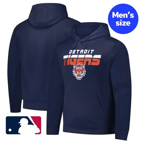 【送料無料】 MLB公式 メジャーリーグオフィシャル メンズ パーカー プルオーバー フーディ 長袖トップス 前田健太 デトロイト・タイガース Detroit Tigers Dunbrooke Champion Pullover Hoodie