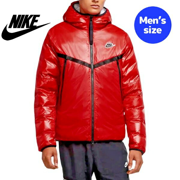 【送料無料】 メンズ ナイキ アウタージャケット Nike Sportswear Windrunner Synthetic-Fill Repel Jacket（Red）