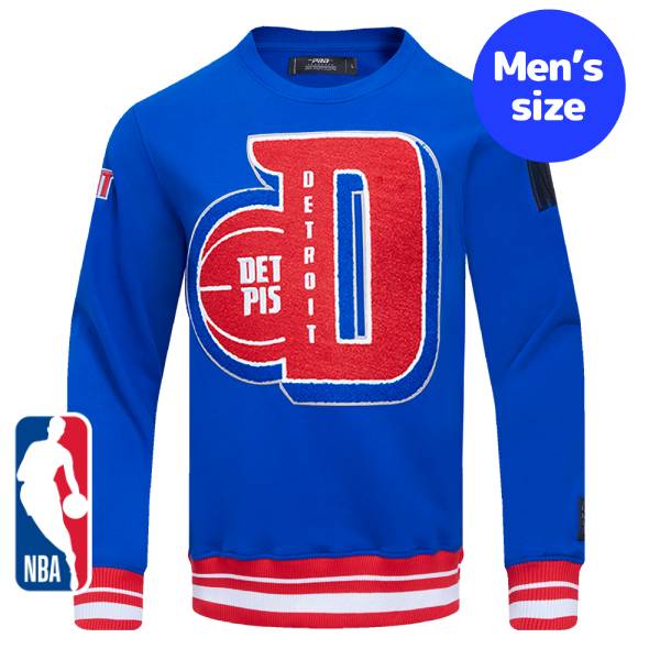 【送料無料】 Pro Standard プロスタンダード NBA公式 メンズ トレーナー 長袖トップス デトロイト・ピストンズ DETROIT PISTONS MASHUP RIB CREWNECK