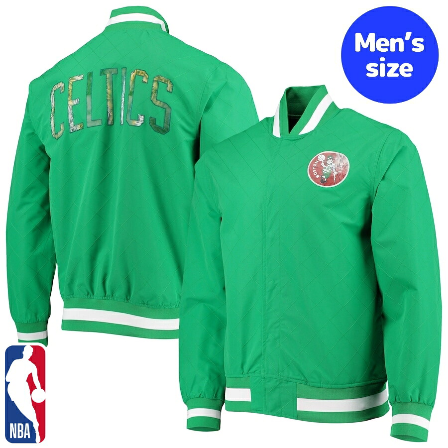 【送料無料】 NBAオフィシャル メンズ バーシティジャケット スタジャン アウタージャケット ボストン・セルティックス Boston Celtics NBA 75th Anniversary Jacket