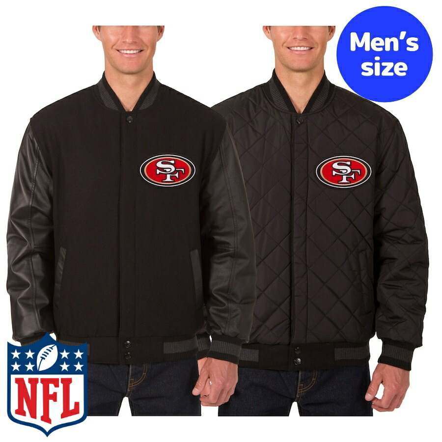 楽天市場】JH Design San Francisco 49ers ウールリバーシブル