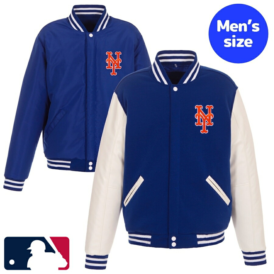 楽天市場】STARTER NEW YORK METS VARSITY SATIN FULL-SNAP JACKET
