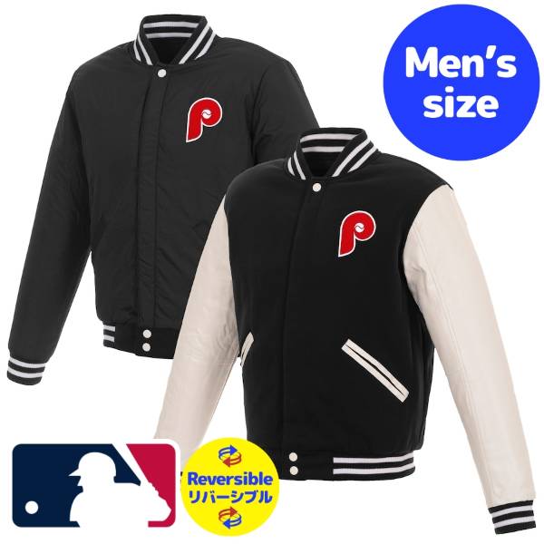 楽天市場】フィリーズ スタジャン MLB G-III グレー メンズ 長袖