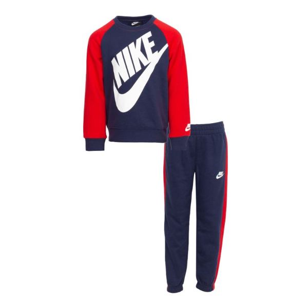 人気が高い Crew Futura 男の子用oversized ナイキ Nike 送料無料 最大10 割引クーポン フリース 子供服 誕生日プレゼント トレーナー ジャージ 子供用スウェットパンツ Navy Red 上下2点セット Midnight Nk210131025 Www Tpp To Ru