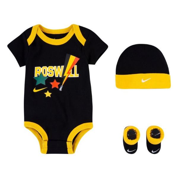 輝く高品質な 最大1000円割引クーポン Nike ナイキ 男の子用roswell Rayguns半袖ボディースーツ出産祝い3点セット Black ロンパース パジャマ 出産祝い ベビー服 子供服 ロズウェル レイガンズ Usキッズウェア店w 大注目 E Compostela Gob Mx