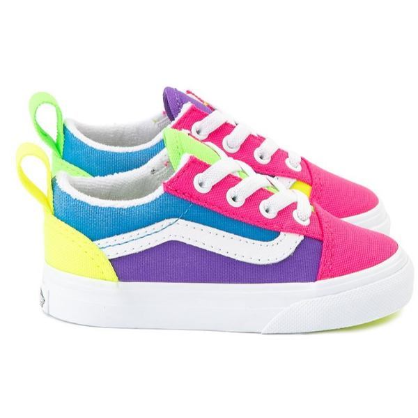 即納特典付き 最大10 割引クーポン Vans バンズ ベビー キッ 10 5 16 0cm Vans Old Skool Neon Color Block Skate Shoe Pink Purple Yellow スニーカー 靴w 早割クーポン Formebikes Co Uk