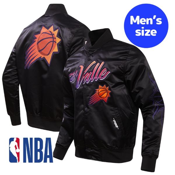 【送料無料】 NBA公式 メンズ アウタージャケット MA-1 ボンバー フェニックス・サンズ Phoenix Suns City Edition Satin Jacket
