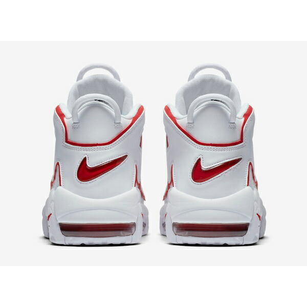 nike air more uptempo white varsity red