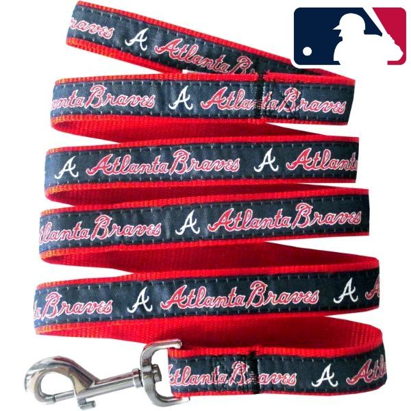 【送料無料】 MLBオフィシャル 犬用リード リーシュ ストラップ アトランタ・ブレーブス Atlanta Braves? メジャーリーグ ペット用品 犬散歩 ペットグッズ 愛犬 ワンちゃん 散歩用品 散歩グッズ｜USキッズウェア店