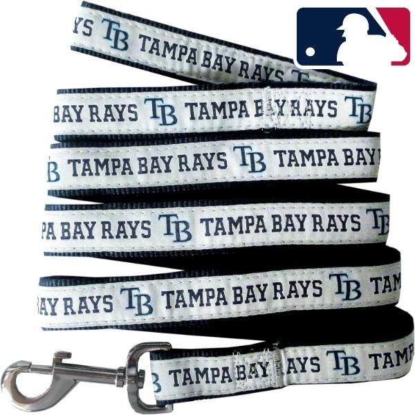 【送料無料】 MLBオフィシャル 犬用リード リーシュ ストラップ タンパベイ・レイズ Tampa Bay Rays メジャーリーグ ペット用品 犬散歩 ペットグッズ 愛犬 ワンちゃん 散歩用品 散歩グッズ