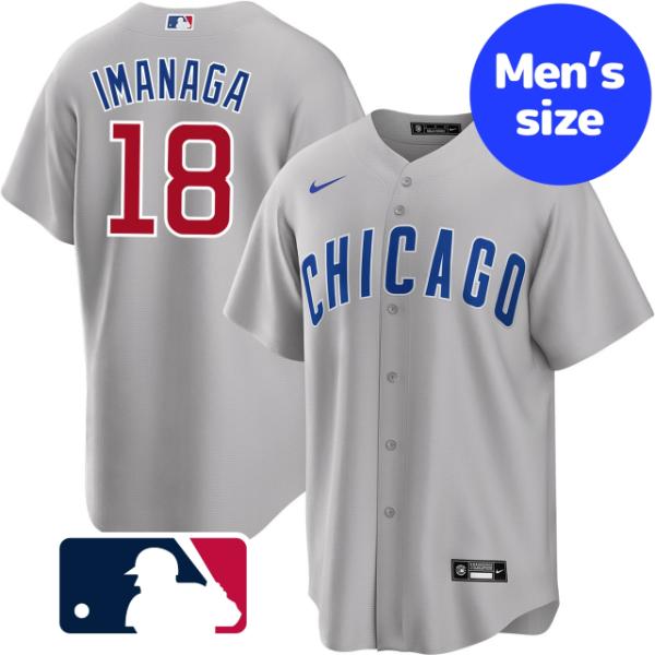 Nike シカゴ カブス ユニフォーム XL グレー シカゴ カブス(CHICAGO CUBS)】鈴木誠也 Nike ロード
