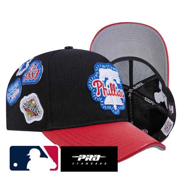 【送料無料】 MLB公式 正規品 メンズ キャップ 帽子 ハット ベースボールキャップ アジャスタブル レディース ユニセックス プロスタンダード Pro Standard フィラデルフィア・フィリーズ PHILADELPHIA PHILLIES DIY PICK STITCH PINCH FRONT STRAPBACK HAT