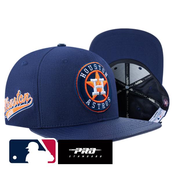 【送料無料】 MLB公式 正規品 メンズ キャップ 帽子 ハット ベースボールキャップ アジャスタブル レディース ユニセックス プロスタンダード Pro Standard ヒューストン・アストロズ HOUSTON ASTROS SCRIPT TAIL WOOL STRAPBACK HAT