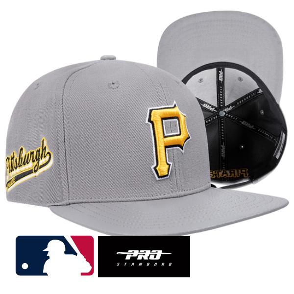 【送料無料】 MLB公式 正規品 メンズ キャップ 帽子 ハット ベースボールキャップ アジャスタブル レディース ユニセックス プロスタンダード Pro Standard ピッツバーグ・パイレーツ PITTSBURGH PIRATES SCRIPT TAIL WOOL STRAPBACK HAT