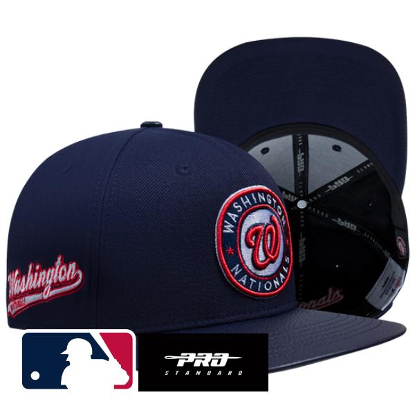 【送料無料】 MLB公式 正規品 メンズ キャップ 帽子 ハット ベースボールキャップ アジャスタブル レディース ユニセックス プロスタンダード Pro Standard ワシントン・ナショナルズ WASHINGTON NATIONALS SCRIPT TAIL WOOL STRAPBACK HAT