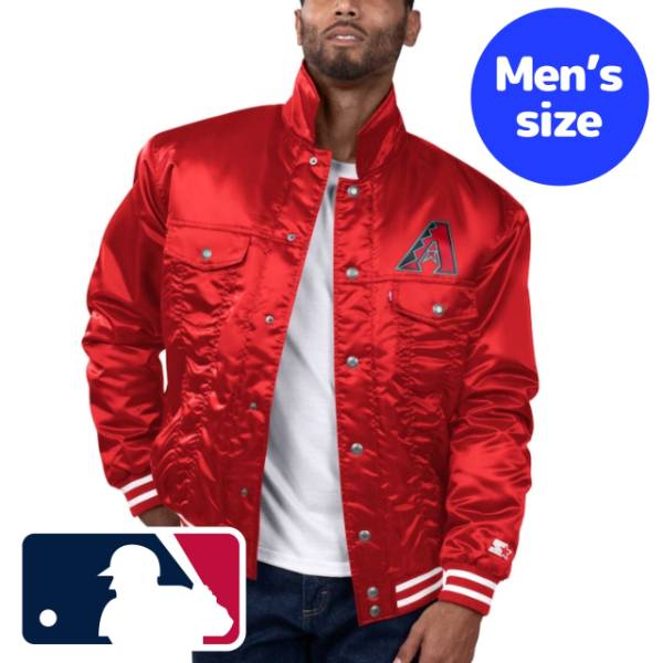 【送料無料】 MLB公式 メジャーリーグ Levi'sxStarterコラボアイテム メンズ ボンバージャケット スタジャン MA-1 アウター リーバイス アリゾナ・ダイヤモンドバックス Arizona Diamondbacks