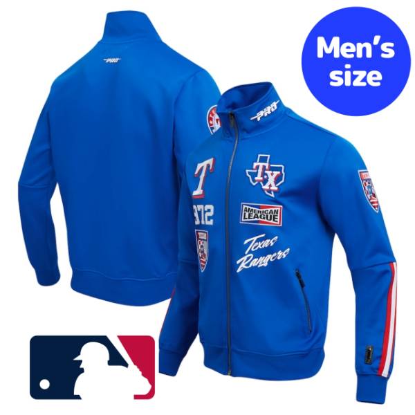 【送料無料】【メンズ】 MLB公式 メジャーリーグ トラックジャージ 長袖トップス 運動着 ウォームアップジャケット テキサス・レンジャーズ Texas Rangers Fast Lane Track Jacket