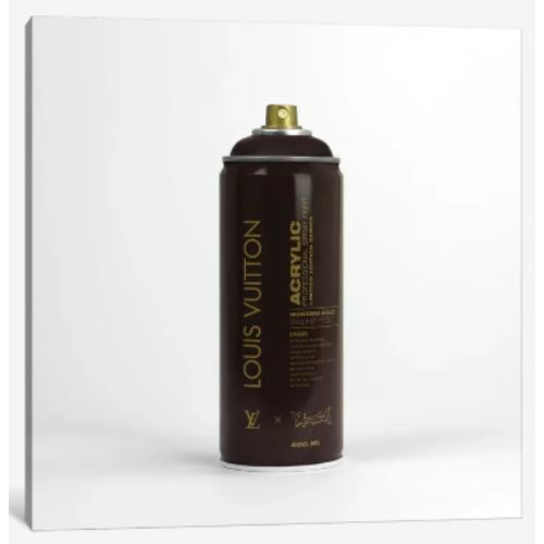 【送料無料】 米国発のお洒落なブランドオマージュアート Brandalism Louis Vuitton Spray Paint Can ヴィトン Louis Vuitton キャンバスアート 絵画 インテリア