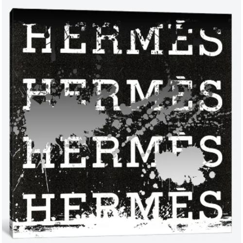 【送料無料】 米国発のお洒落なブランドオマージュアート Extravagant Habit In Industrial Black エルメス HELMES キャンバスアート 絵画 インテリア 模様替え 引越し祝い 新築祝い 63,525円