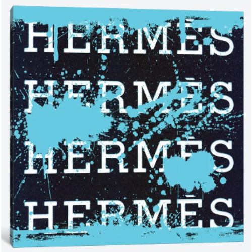 【送料無料】 米国発のお洒落なブランドオマージュアート Extravagant Habit In Blue エルメス HELMES キャンバスアート 絵画 インテリア 模様替え 引越し祝い 新築祝い 待合室 会議室