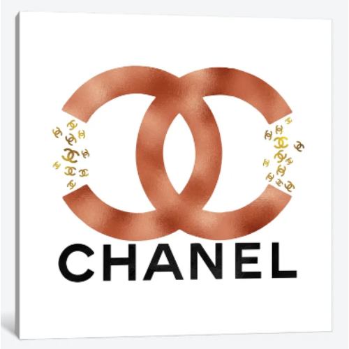 【送料無料】 米国発のお洒落なブランドオマージュアート CC Rose Gold SprinklesI シャネル CHANEL キャンバスアート 絵画 インテリア 模様替え 引越し祝い 新築祝い 待合室 会議室 63,525円