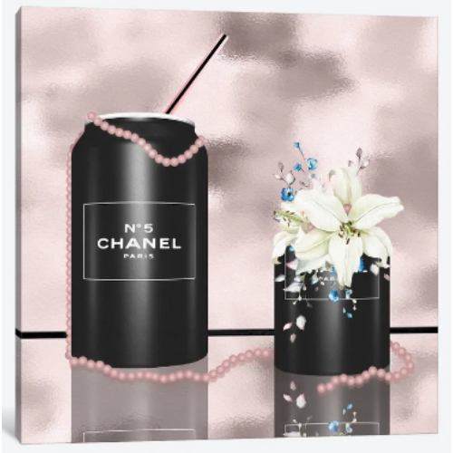 【送料無料】 米国発のお洒落なブランドオマージュアート Pop Couture N05 Paris Squared シャネル CHANEL キャンバスアート 絵画 インテリア 模様替え 引越し祝い 新築祝い 待合室 会議室