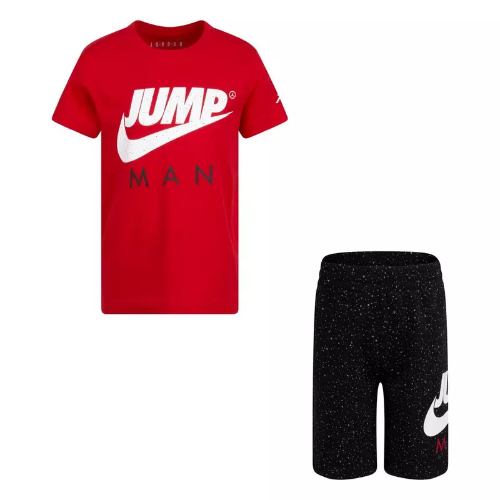 送料無料 最大8 クーポン配布中 スーツ カジュアルセットアップ Nike ナイキ 子供服 Tシャツx短パン上下2点セット Aop ショーツ ショートパンツ Jumpman ジョーダン セットアップ 男の子用 ナイキ 送料無料 最大8 クーポン配布中 Nike ジョーダン 男の子用air Jordan