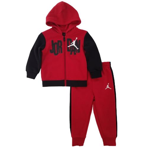 送料無料 秋の新鮮生活5 クーポン Nike ナイキ ジョーダン 限定コラボアイテム 男の子用jordan Scrambleフリースパーカー上下2点セット Gym Red 出産祝い セットアップ ジョガーパンツ スウェットパンツ ベビー服 子供服 子供用 ジャージ上下セット Beemer Com Br