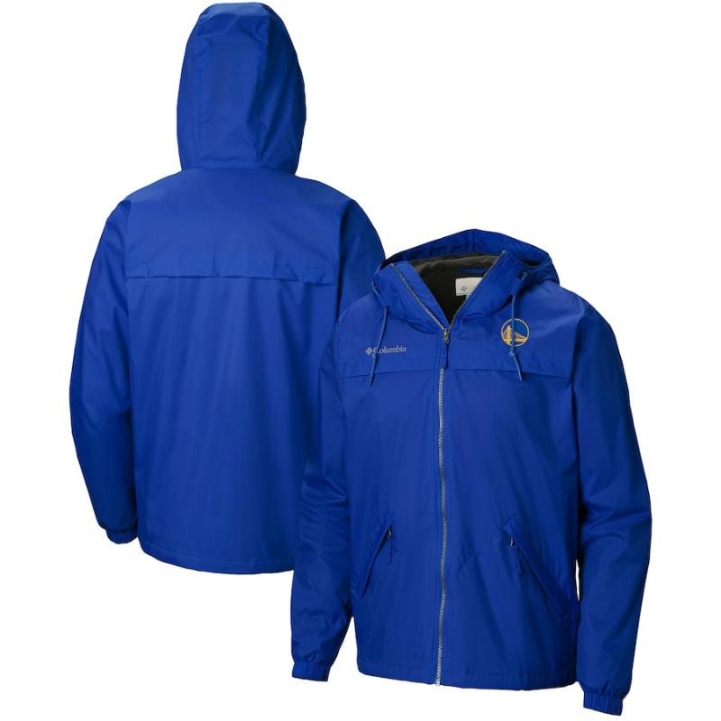 【送料無料】 NBA Columbia コロンビア メンズ ウィンドブレーカー アウタージャケット ゴールデンステイト・ウォリアーズ Golden State Warriors Windbreaker|USキッズウェア店
