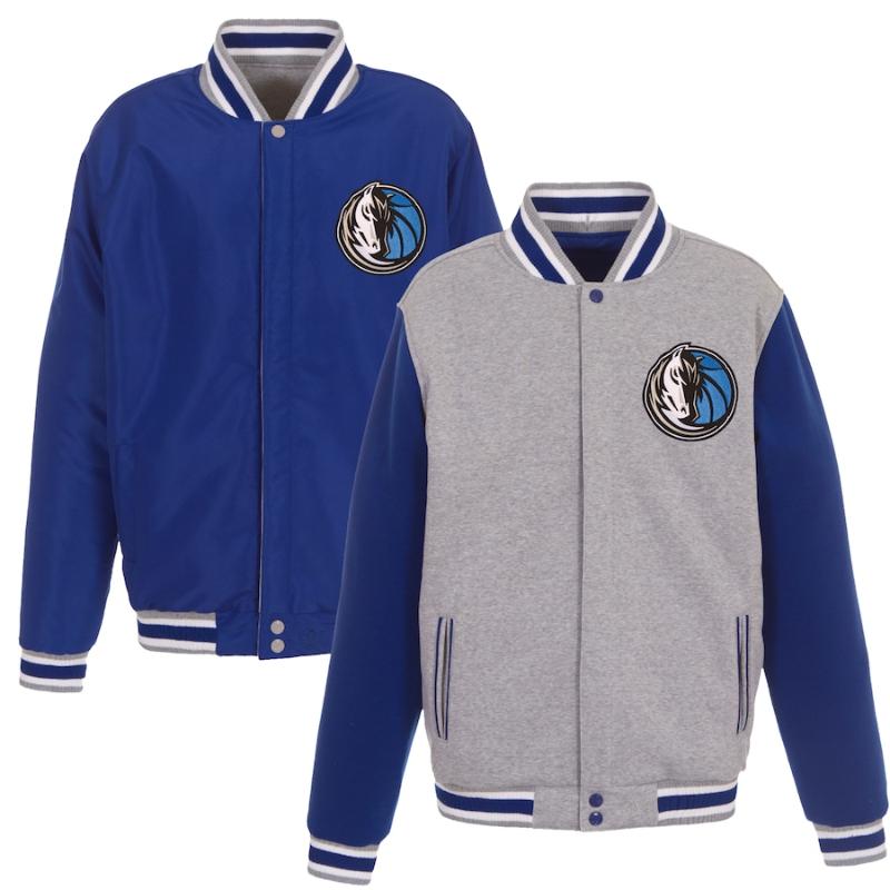 【送料無料】 NBA メンズ バーシティジャケット スタジャン リバーシブルアウタージャケット ダラス・マーベリックス Dallas Mavericks Versity Jacket｜USキッズウェア店
