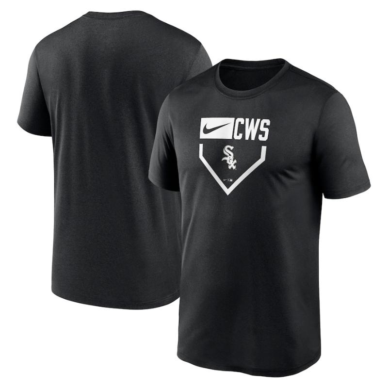 【送料無料】 MLB ナイキ nike メンズ Tシャツ 半袖トップス Black シカゴ・ホワイトソックス Chicago White Sox Plate Icon Legend T-Shirt|USキッズウェア店