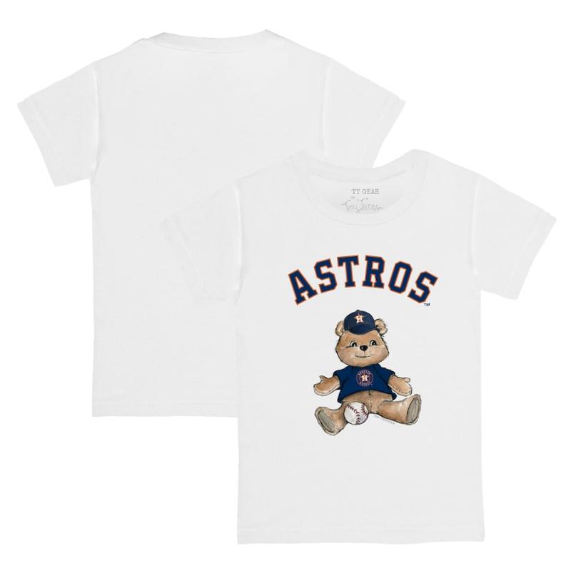 【送料無料】【ベビー・キッズサイズ（0-7歳用）】 MLB ベビー キッズ 子供用Tシャツ 半袖トップス White ヒューストン・アストロズ Houston Astros Teddy Boy T-Shirt｜USキッズウェア店