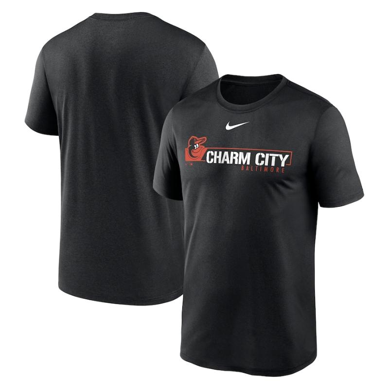 【送料無料】MLB メジャーリーグ ナイキ nike メンズ Tシャツ 半袖トップス ボルティモア・オリオールズ Baltimore Orioles Local Home Town T-Shirt｜USキッズウェア店