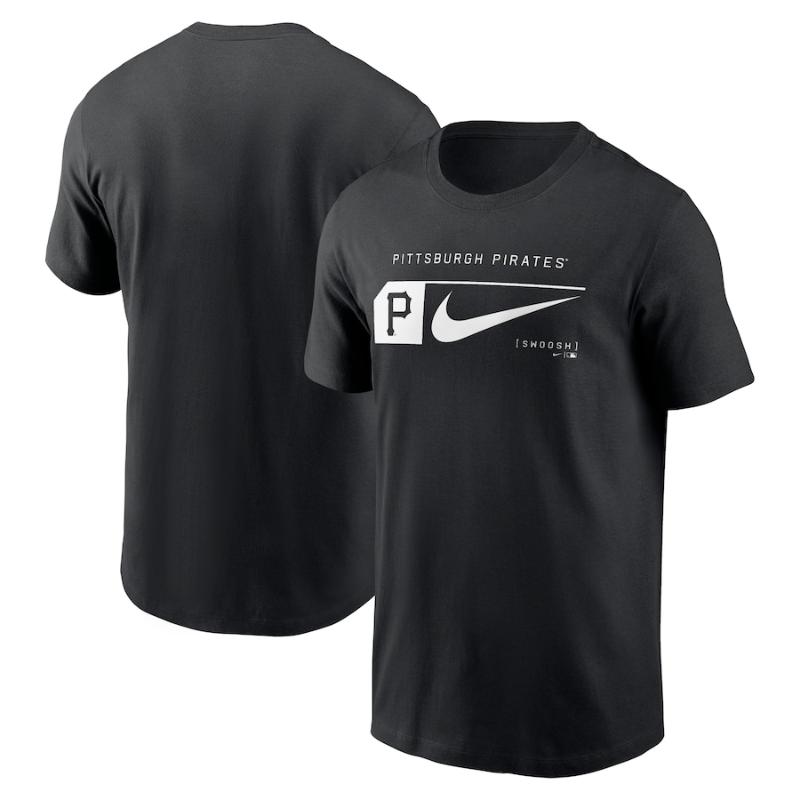 【送料無料】 MLB メジャーリーグ NIKE ナイキ メンズ Tシャツ 半袖トップス ピッツバーグ・パイレーツ Pittsburgh Pirates Fashion Graphic Swoosh T-Shirt