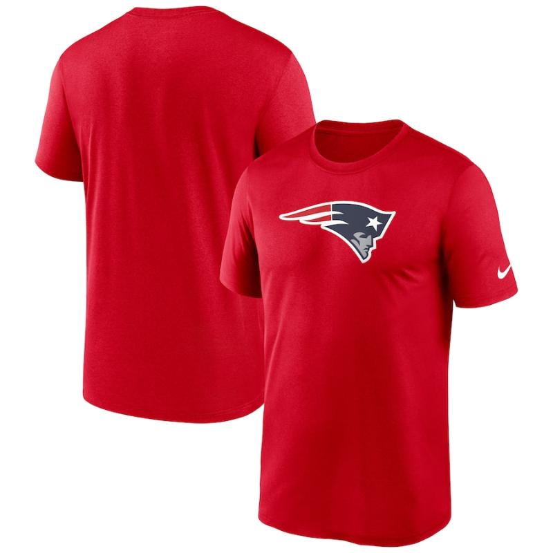 【送料無料】 NIKE ナイキ NFL アメフト メンズ Tシャツ 半袖シャツ トップス ニューイングランド・ペイトリオッツ New England Patriots Legend Logo Performance T-Shirt｜USキッズウェア店